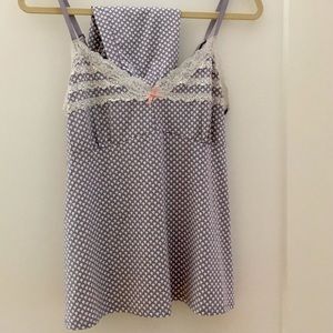 Pajama tank top and shorts L